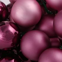 Article Décoration de Noël baies miroir baies roses Ø25mm 140 pcs