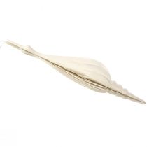 Article Élégantes décorations de Noël suspendues en papier blanc, 80 cm