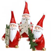 Figurines de Noël Figurines de décoration du Père Noël H8cm 3pcs