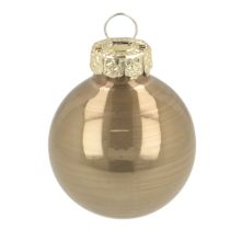 Article Boules de Noël mini brillantes en verre 3 cm set 22 pièces