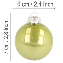 Article Boules de Noël en Verre, 60 mm, Multicolores Brillantes, Lot de 24, Décoration Intérieure