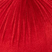 Article Boules de Noël rouges en velours 15cm à suspendre, lot de 3