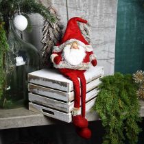 Article Tabouret bord Père Noël figure décorative Noël 28×22×88cm