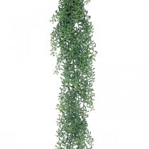 Plante verte suspendue plante artificiellement suspendue avec des bourgeons vert, blanc 100cm