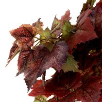 Porte-feuilles de vigne vert, rouge foncé 100cm