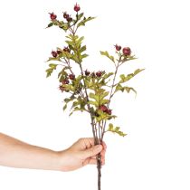 Article Kunstlicher Branche d'Aubépine avec Baies Rouges Décoration 110cm