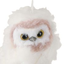 Article Décoration de hibou blanc à suspendre poussins de hibou blanc 12 cm 2 pièces