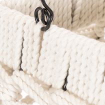 Article Lanterne suspendue, décoration estivale, macramé H35,5 cm L19 cm