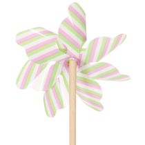 Article Piquet de jardin en forme de moulin à vent, décoration attrayante pour terrasse, jardin et balcon, 47 cm, lot de 3