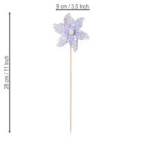 Article Tuteurs à fleurs, tuteurs de jardin pour décoration printanière, usage extérieur, 28 cm, lot de 12