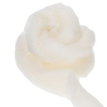Article Bande de laine blanche 2m pour décoration et loisirs créatifs