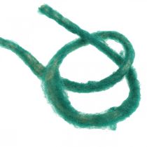 Cordon feutre cordon vintage pour artisanat vert 30m