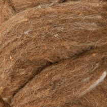 Article Laine à mèche 10m marron