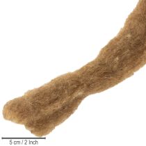 Article Laine décorative brune, 2 m de laine feutrée pour loisirs créatifs et art floral