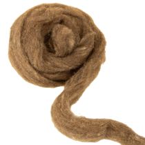 Article Fil de laine de feutrage marron 2 m pour décoration et loisirs créatifs