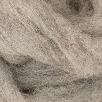 Article Laine feutrée décorative gris naturel 2 m pour loisirs créatifs et décorations florales