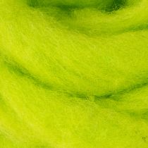 Article Laine Feutrée Verte 100 % Naturelle pour Décoration - 2 m