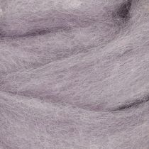 Article Laine cardée violette claire 2 m pour travaux créatifs et décoration