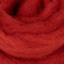 Article Laine feutrée rouge 2 m pour décoration et loisirs créatifs