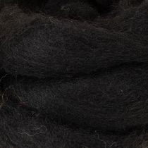 Article Laine feutrée noire 2 m pour décoration et loisirs créatifs