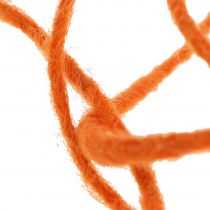 Article Cordon de laine orange 3mm 100m