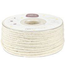 Article Cordon de laine blanc 3mm 100m
