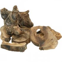 Racine bois déco bois morceaux de bois décor épars 3-10cm 500g