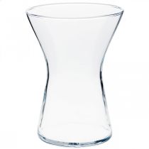 Vase X-verre clair Ø14cm H19cm