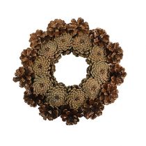 Couronne de cône peinte Ø25cm