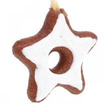 Article Décorations de sapin de Noël cannelle étoiles déco étoile plastique 5cm 24pcs