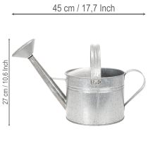 Article Arrosoir vintage en zinc, 27 cm - jardinière pour jardin et terrasse, pot de fleurs en métal