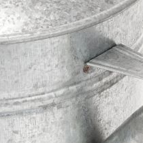 Article Arrosoir vintage en zinc, 27 cm - jardinière pour jardin et terrasse, pot de fleurs en métal