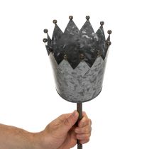Article Couronne décorative en métal aspect antique, 95 cm