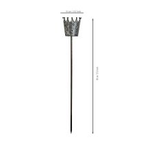 Article Couronne décorative en métal aspect antique, 95 cm