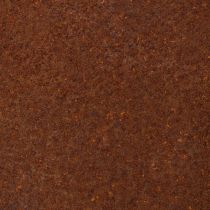 Article Boules décoratives en métal aspect rouille 14 cm - Lot de 2