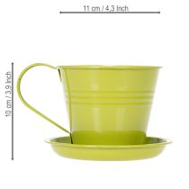 Article Pot de plantation élégant, idéal pour des idées de décoration personnalisées, 11 cm, lot de 6
