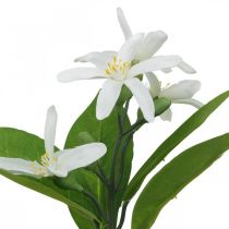 Branche déco citron et fleurs branche artificielle décoration d&#39;été 26cm 4pcs