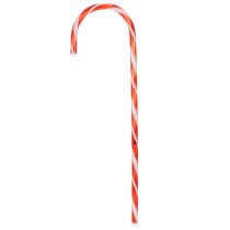 Article Zanneau en plastique imitation sucre 60 cm rouge et blanc lot de 3