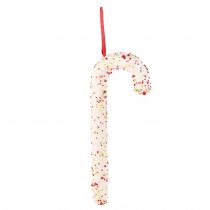 Article Zucchet décoratives pailletées blanches et multicolores 30 cm - Lot de 4