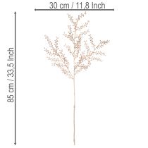 Article Branche artificielle avec petites baies 85 cm champagne