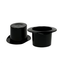 Article Cylindre noir 7cm 9 pcs