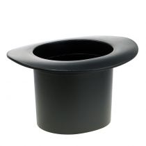 Article Cylindre noir, cache-pot, décoration du nouvel an, cache-pot, chapeau de sorcier H16cm