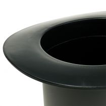 Cylindre noir, cache-pot, décoration du nouvel an, cache-pot, chapeau de sorcier H16cm