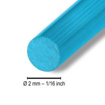 Article Fil d'aluminium 2mm 100g turquoise