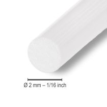 Article Fil d'aluminium fil d'aluminium 2mm fil de bijoux blanc 60m 500g