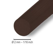 Article Fil d'aluminium marron pour travaux manuels, Ø2mm, 60m, 500g