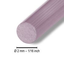 Article Fil aluminium Ø2mm rose fil décoratif rond 500g 60m
