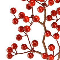 Article Branche de baies décoration de branche de baies rouges artificielles L50cm 2 pièces