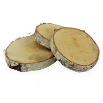 Article Tranches de bouleau rondes naturelles 10 pcs