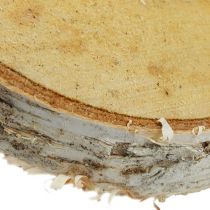 Tranches de bouleau rondes naturelles 10 pièces